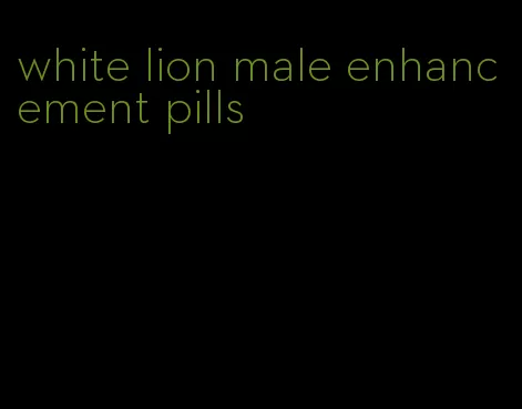 white lion male enhancement pills