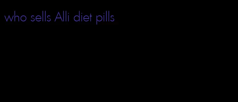 who sells Alli diet pills