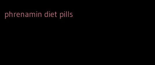 phrenamin diet pills