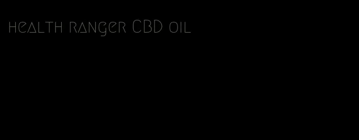 health ranger CBD oil