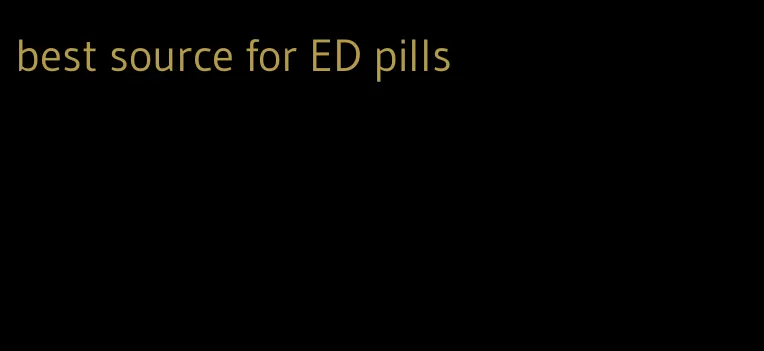 best source for ED pills