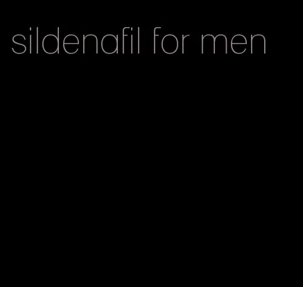 sildenafil for men