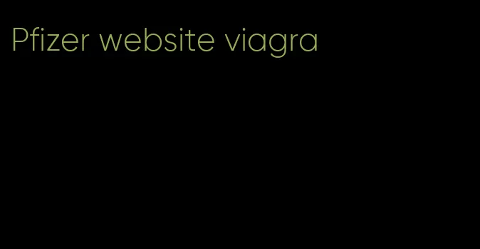 Pfizer website viagra