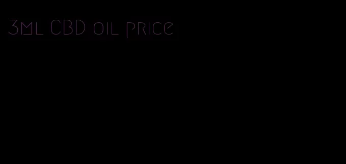 3ml CBD oil price