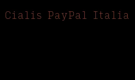 Cialis PayPal Italia