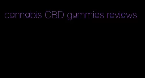 cannabis CBD gummies reviews