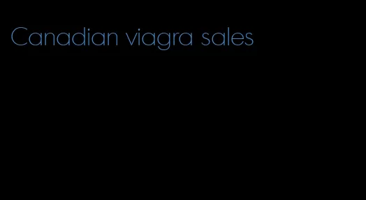 Canadian viagra sales