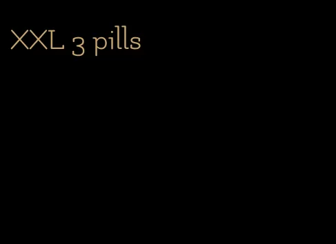 XXL 3 pills