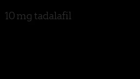 10 mg tadalafil