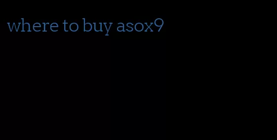 where to buy asox9