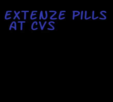 Extenze pills at CVS