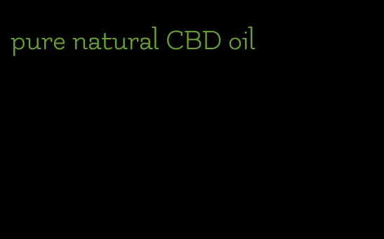 pure natural CBD oil