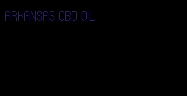 Arkansas CBD oil