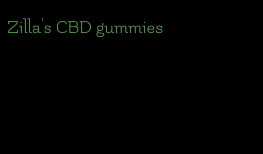 Zilla's CBD gummies