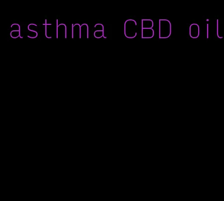 asthma CBD oil